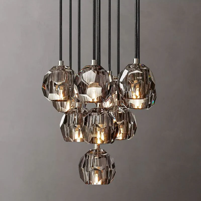 Boule Round Cluster Chandelier 14"