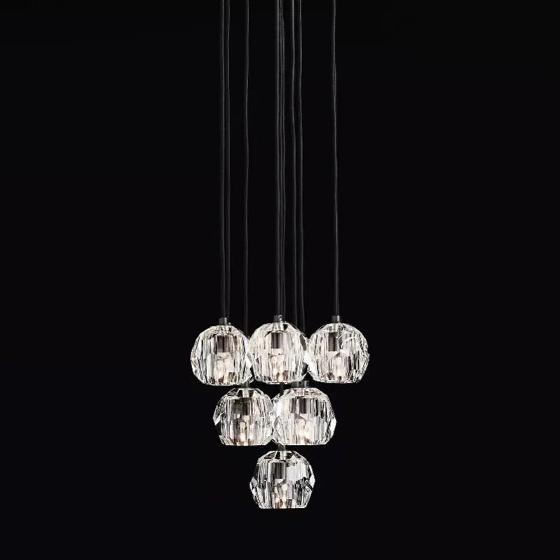 Boule Round Cluster Chandelier 14"