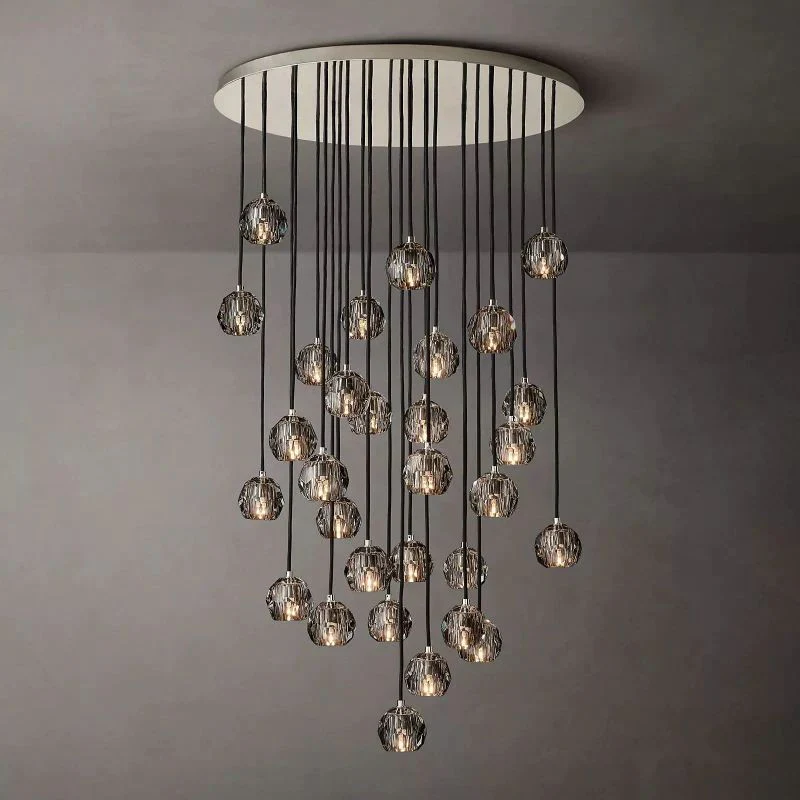 Boule Round Chandelier 40"