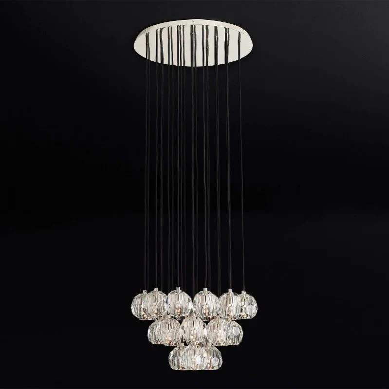 Boule Round Cluster Chandelier 24"