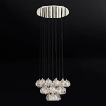 Boule Round Cluster Chandelier 24"