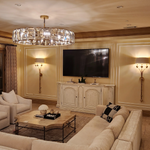 Harlow Crystal Round Chandelier 60"