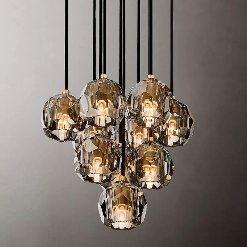Boule Round Cluster Chandelier 14"