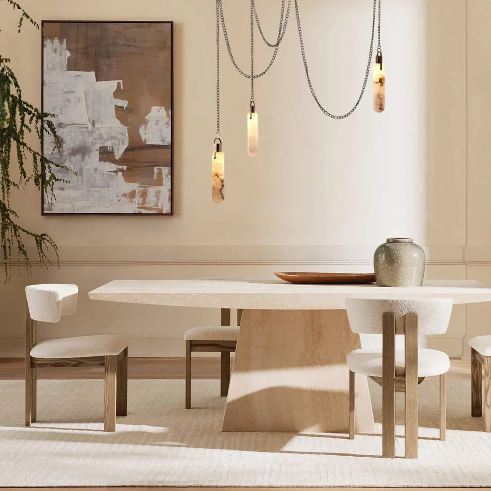 Alabaster 3 Light LED Multi-Drop Pendant