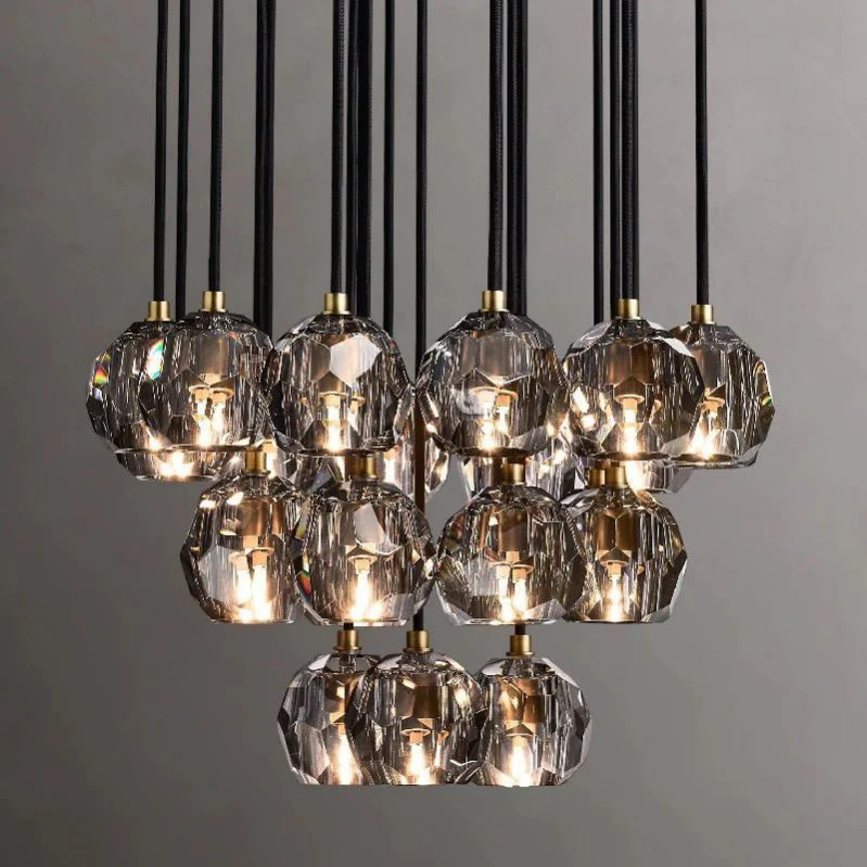 Boule Round Cluster Chandelier 24"