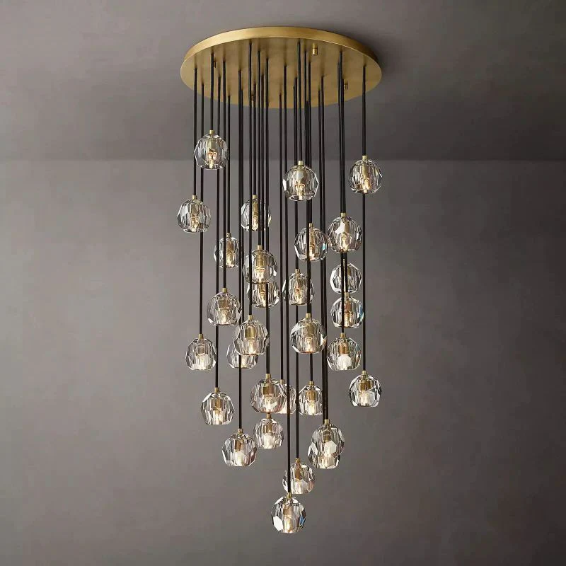 Boule Round Chandelier 30"