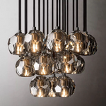 Boule Round Cluster Chandelier 19"