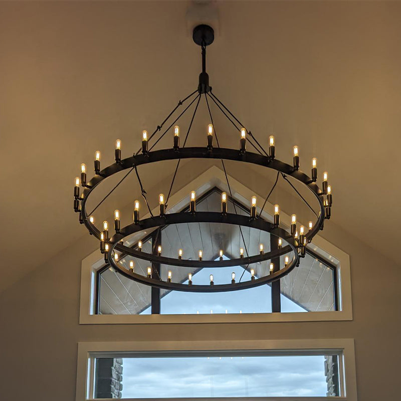 Camille Two-Tier Chandelier 63"