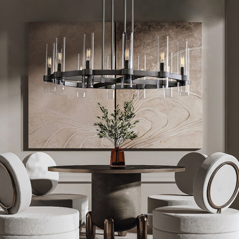 Ravelle Round Chandelier 48"