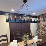 Camille Rectangle Chandelier 41"