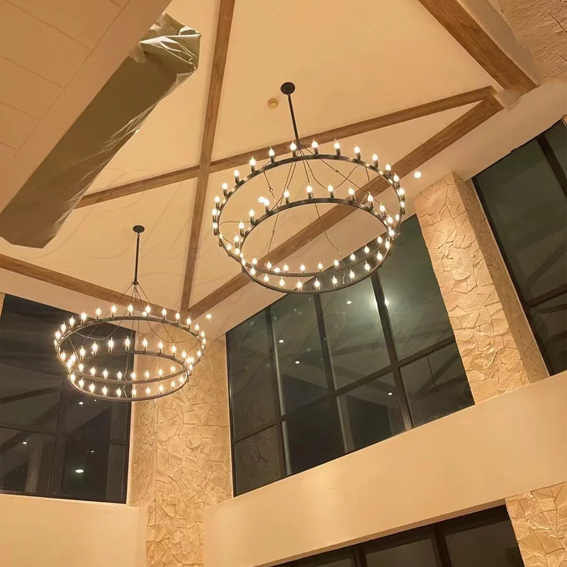 Camille Two-Tier Chandelier 63"