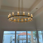 Ravelle Round Chandelier 48"