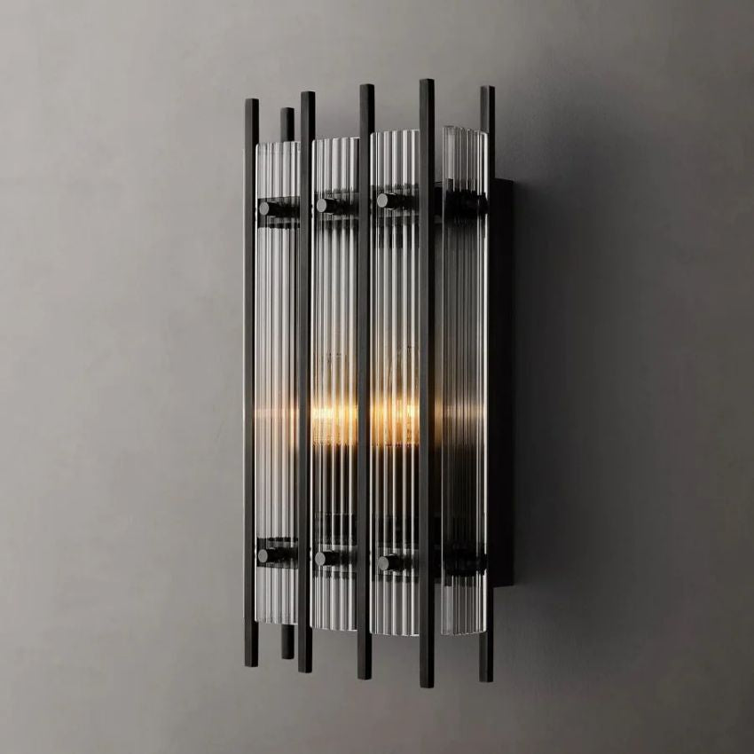 San Marco Glass Rectangle Wall Sconce
