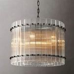 San Marco Glass Round Chandelier 22"