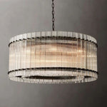San Marco Glass Round Chandelier 37"