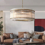 San Marco Glass Round Chandelier 37"