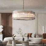San Marco Glass Round Chandelier 60"