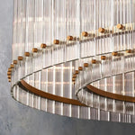 San Marco Glass Round Chandelier 60"