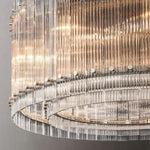 San Marco Glass Round Chandelier 37"