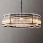 San Marco Glass Round Chandelier 60"