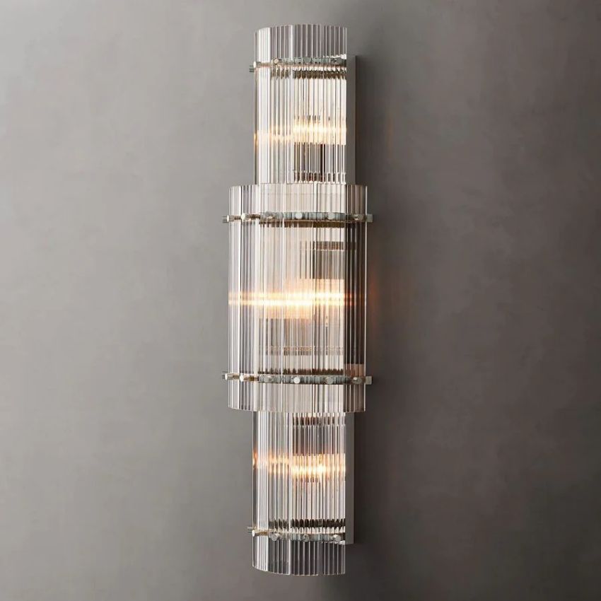 San Marco Glass Round Wall Sconce