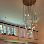 Boule Round Chandelier 30"