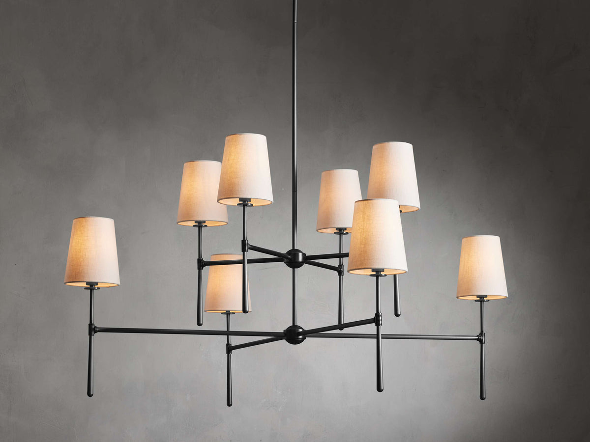 Rhodes Torch Two-Tier Chandelier