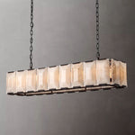 Harlow Calcite Rectangle Chandelier 62"