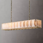 Harlow Calcite Rectangle Chandelier 74"