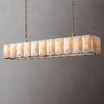 Harlow Calcite Rectangle Chandelier 74"