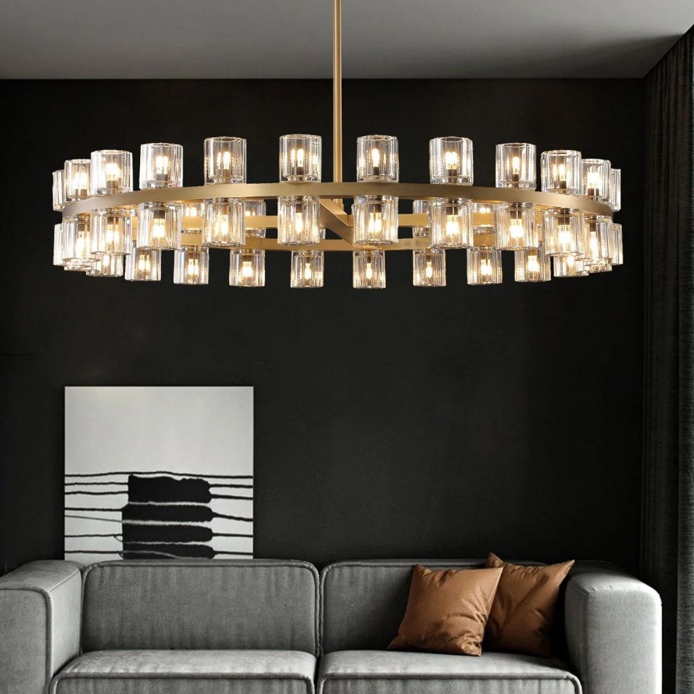 Arcachon Round Chandelier 48"