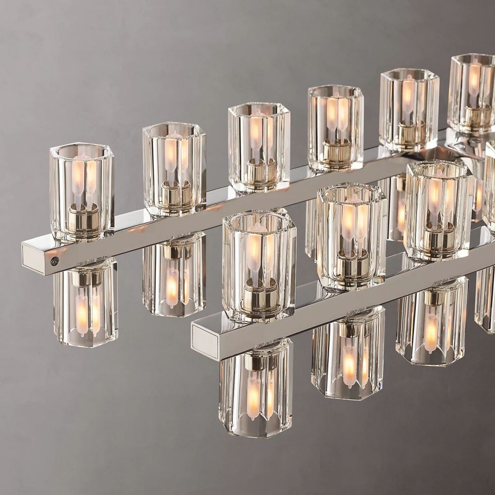 Arcachon Rectangular Chandelier 54"