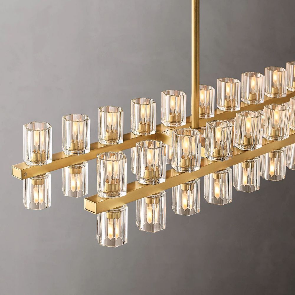 Arcachon Rectangular Chandelier 72"