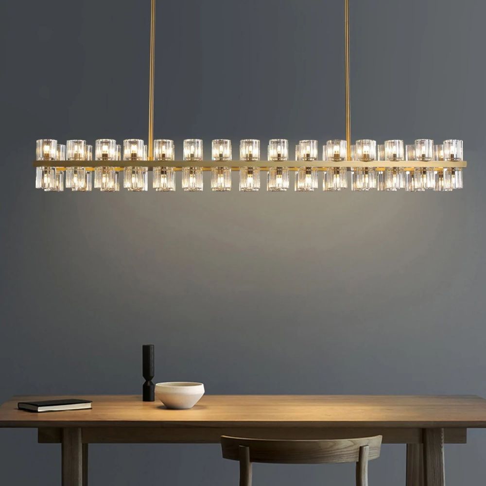 Arcachon Rectangular Chandelier 54"