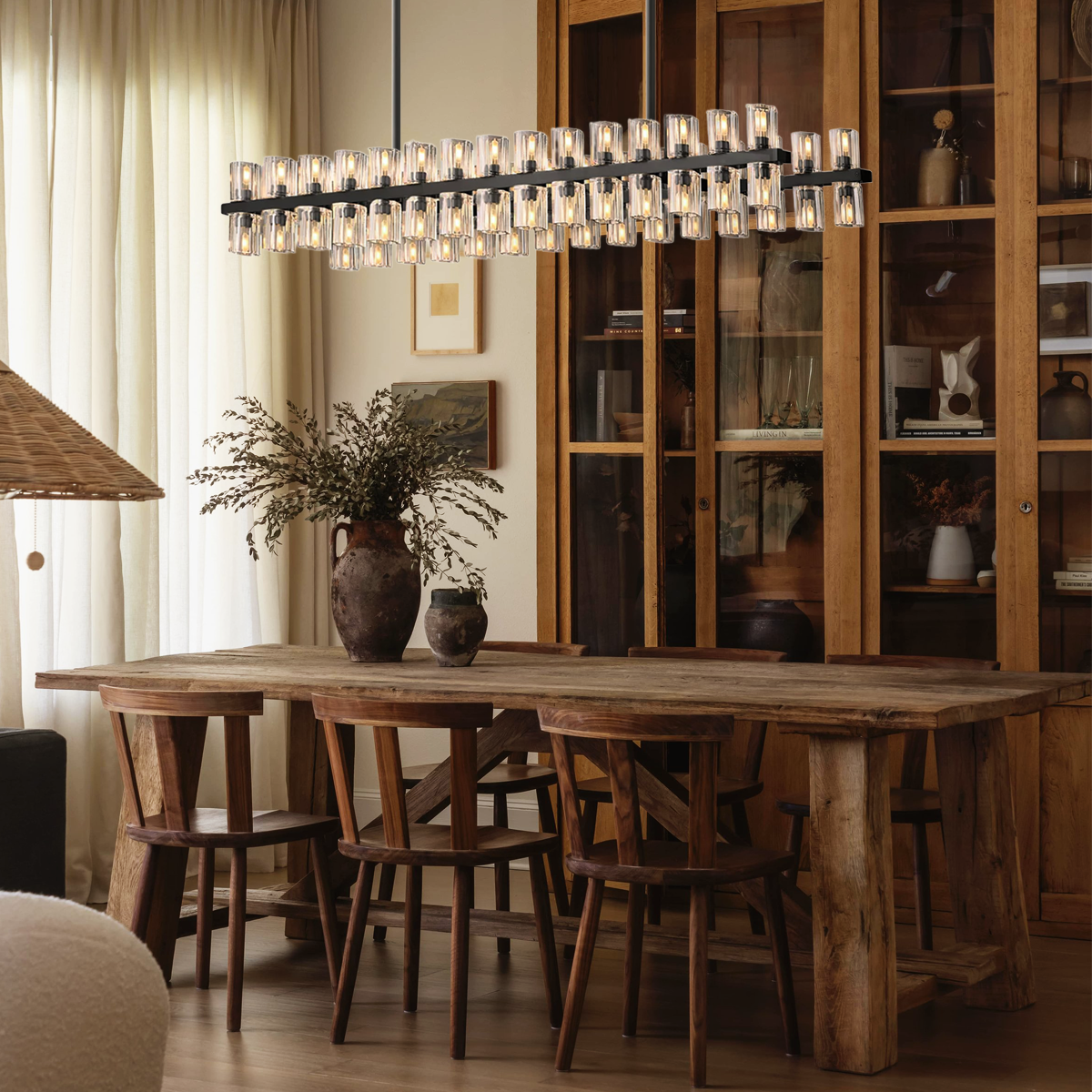 Arcachon Rectangular Chandelier 72"