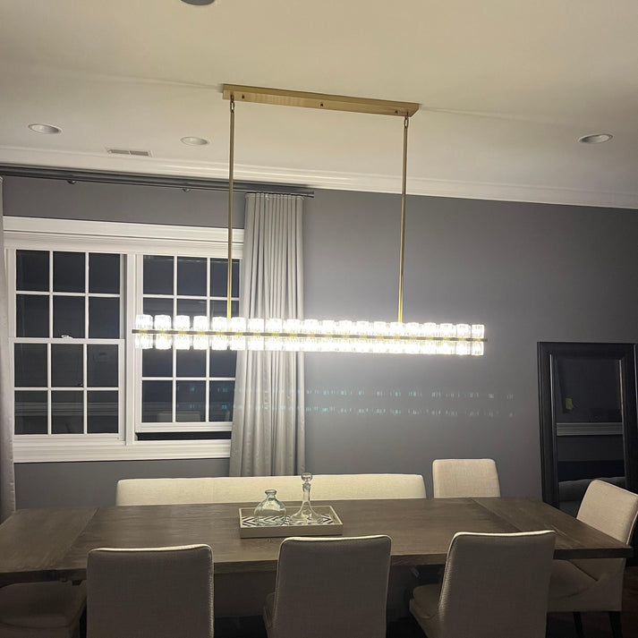 Arcachon Rectangular Chandelier 54"