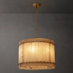 San Marco Alabaster Round Chandelier 22"
