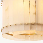 San Marco Alabaster Round Chandelier 22"