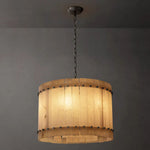 San Marco Alabaster Round Chandelier 22"