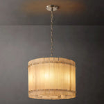 San Marco Alabaster Round Chandelier 22"