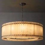 San Marco Alabaster Round Chandelier 48"