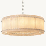 San Marco Alabaster Round Chandelier 48"