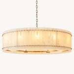 San Marco Alabaster Round Chandelier 60"