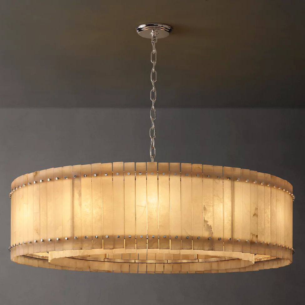 San Marco Alabaster Round Chandelier 60"