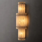 San Marco Alabaster Round Wall Sconce