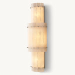 San Marco Alabaster Round Wall Sconce