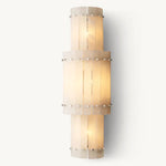 San Marco Alabaster Round Wall Sconce