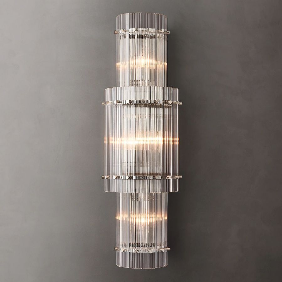 San Marco Glass Round Wall Sconce