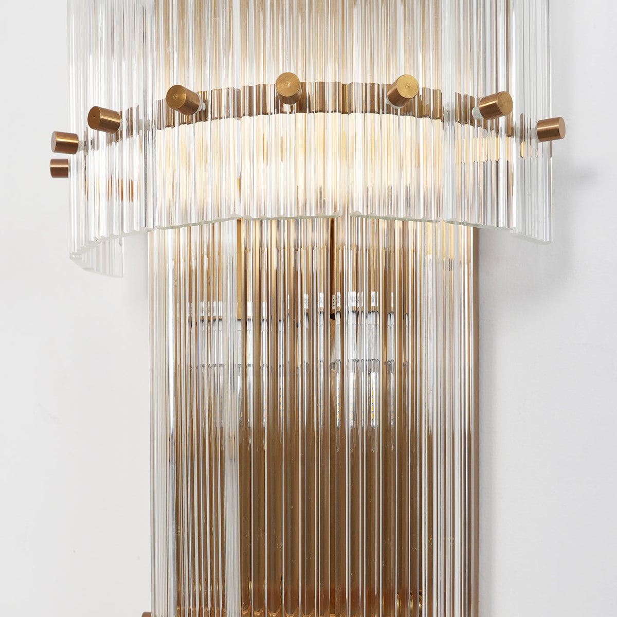 San Marco Glass Round Wall Sconce