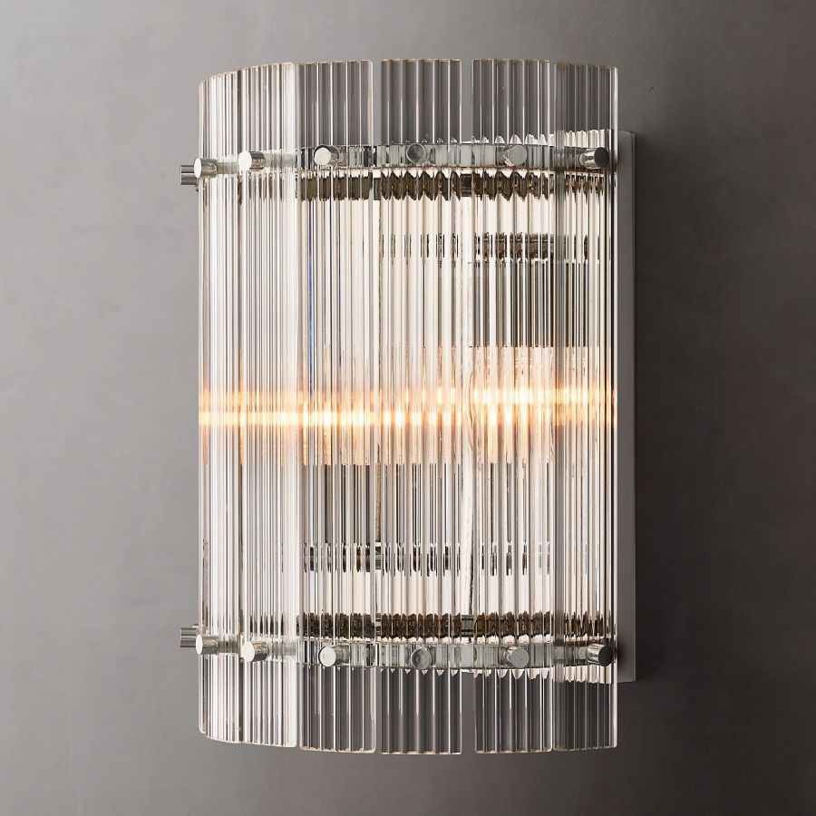 San Marco Glass Round Wall Sconce